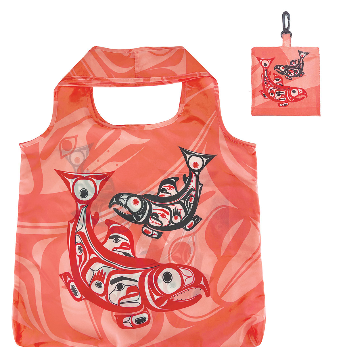 Foldable Shopper - Salmon by Corey Bulpitt