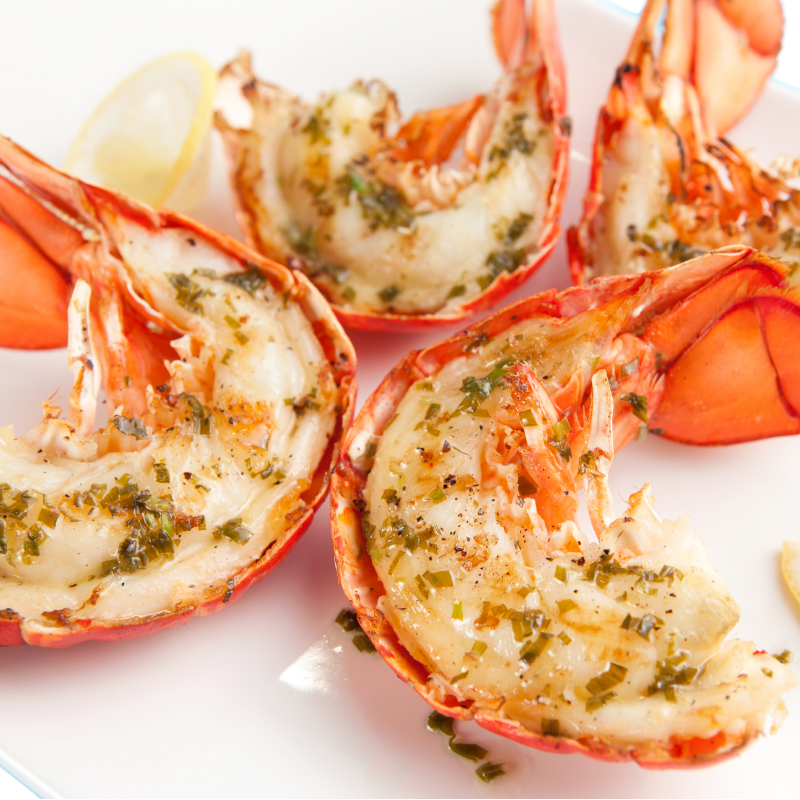 Two 5oz Poached Lobster Tails