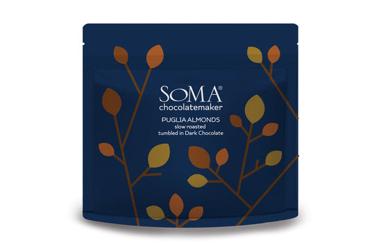 SOMA Chocolate - Tumbled Almonds (dark) 100g
