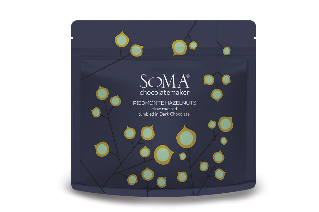 SOMA Chocolate - Tumbled Hazelnuts (dark) 100g