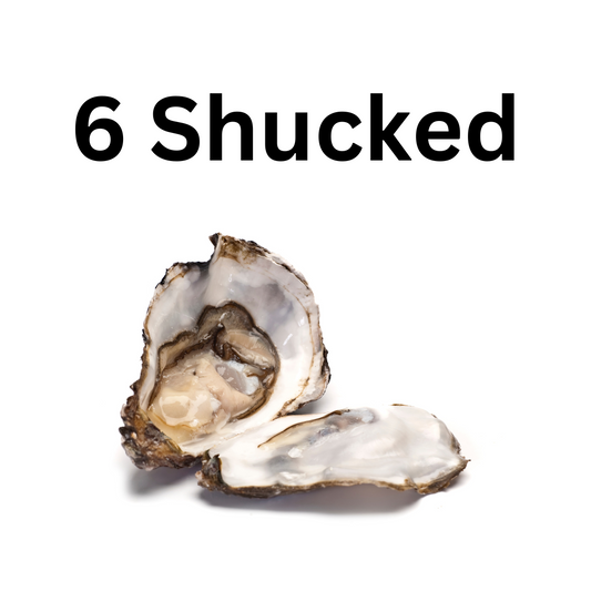 Oysters, 1/2 dozen SHUCKED