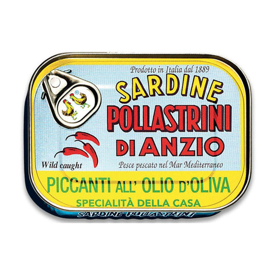 Pollastrini - Sardines+Spicy Olive Oil
