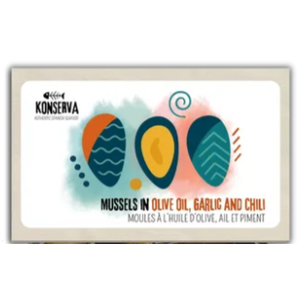 Konserva - Mussels+Garlic+Chili