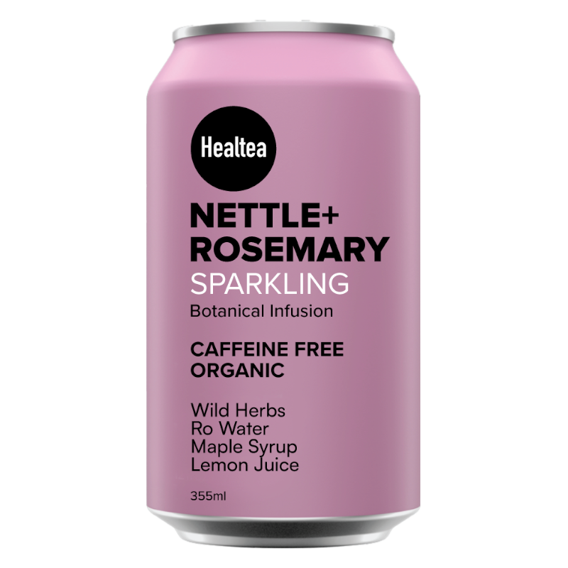 Healtea Nettle & Rosemary Sparkling can